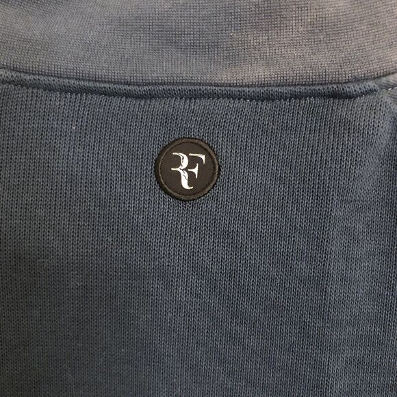 Nike Jacket Men's Medium Roger Federer Tennis Blue Track Performance Full Zipper - Picture 10 of 16